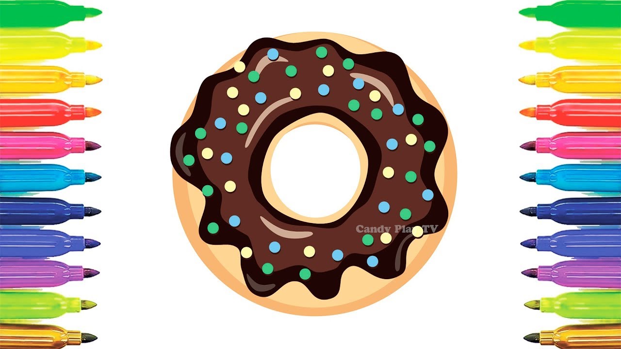 Apprendre Couleurs avec Donut Coloriage pour Bambins Couleurs Apprendre Couleurs avec Donut Coloriage pour Bambins Couleurs pour Enfants Apprendre avec Coloriage