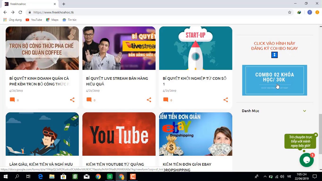 KHÓA HỌC ONLINE, MIỄN PHÍ,  UNICA, EDUMALL - youtube
