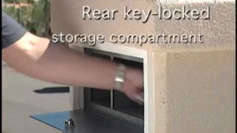 dVault Mailboxes - Column Mount, Locking, Curbside Letter & Package Drop Box