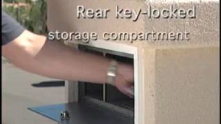 Dvault Mailboxes - Column Mount, Locking, Curbside Letter Package Drop Box