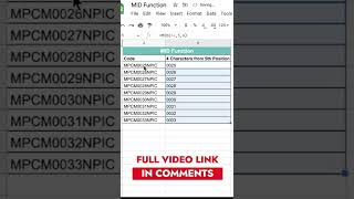 MID Function in Google Sheets | Extract text from middle in Google Sheets | 1 Minute Google Sheets