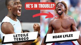 Letsile Tebogo Sends Message to Noah Lyles