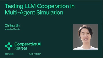 Testing LLM Cooperation in Multi-Agent Simulation by Zhijing Jin