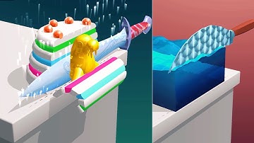 ASMR Slicing Gameplay Walkthrough All Levels -Very Satisfying Video -Relaxing Sounds