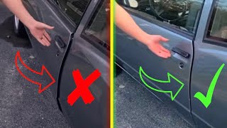 Car Door Not Shutting Flush? Try This.