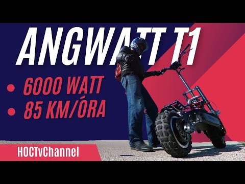 80 KmH sebesség egy rolleren   ENGWATT T1