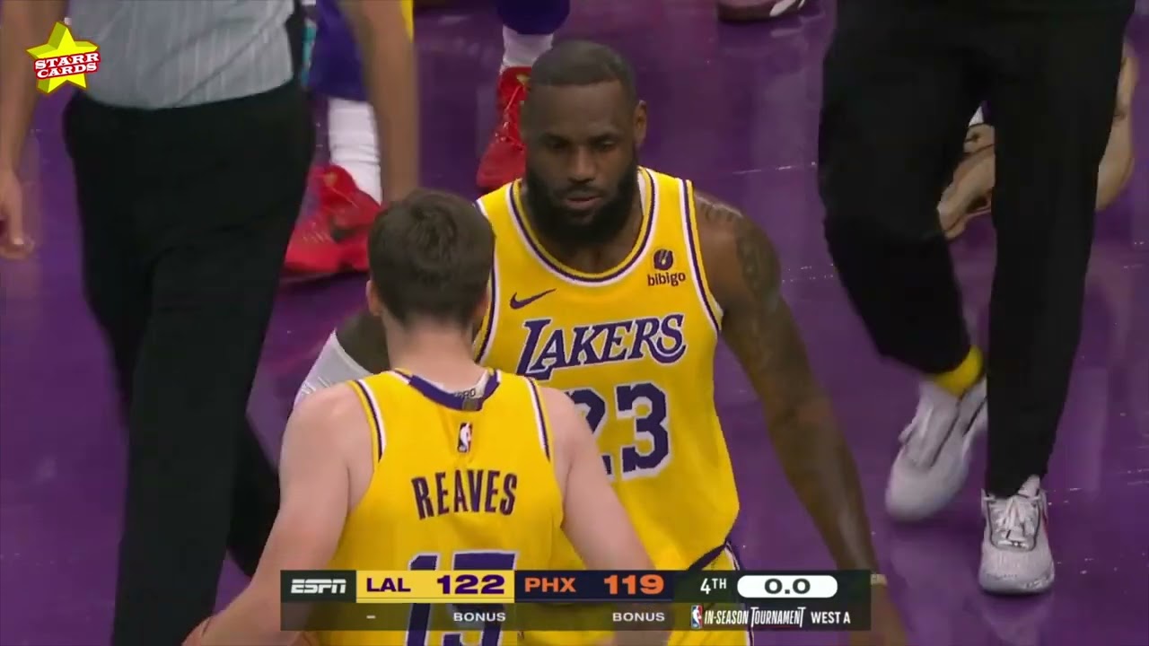 LeBron James scores 32 points, Lakers rally to beat Suns 122-119 ...