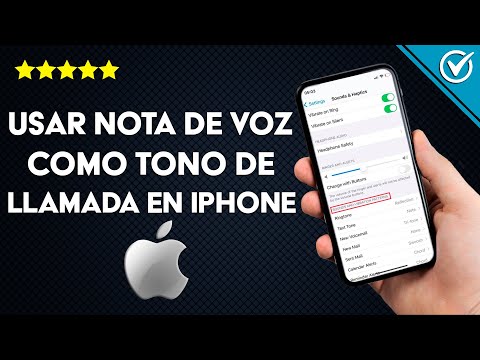 Cómo usar una nota de voz como tono de llamada en IPHONE