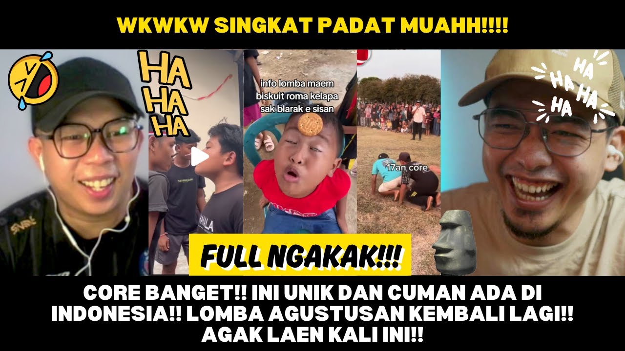 THE PAKCIK SAMPAI GA TAHAN KETAWA! INI UNIK DAN CUMAN ADA DI INDONESIA!! LOMBA AGUSTUSAN CORE 2025!