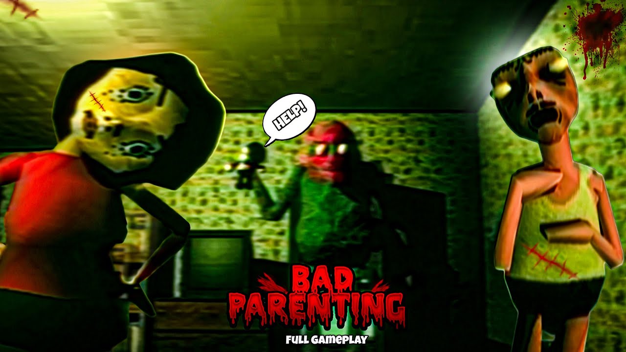 *BAD PARENTING* 😫 Never PLAY this HORROR GAME in your life | BAD ...