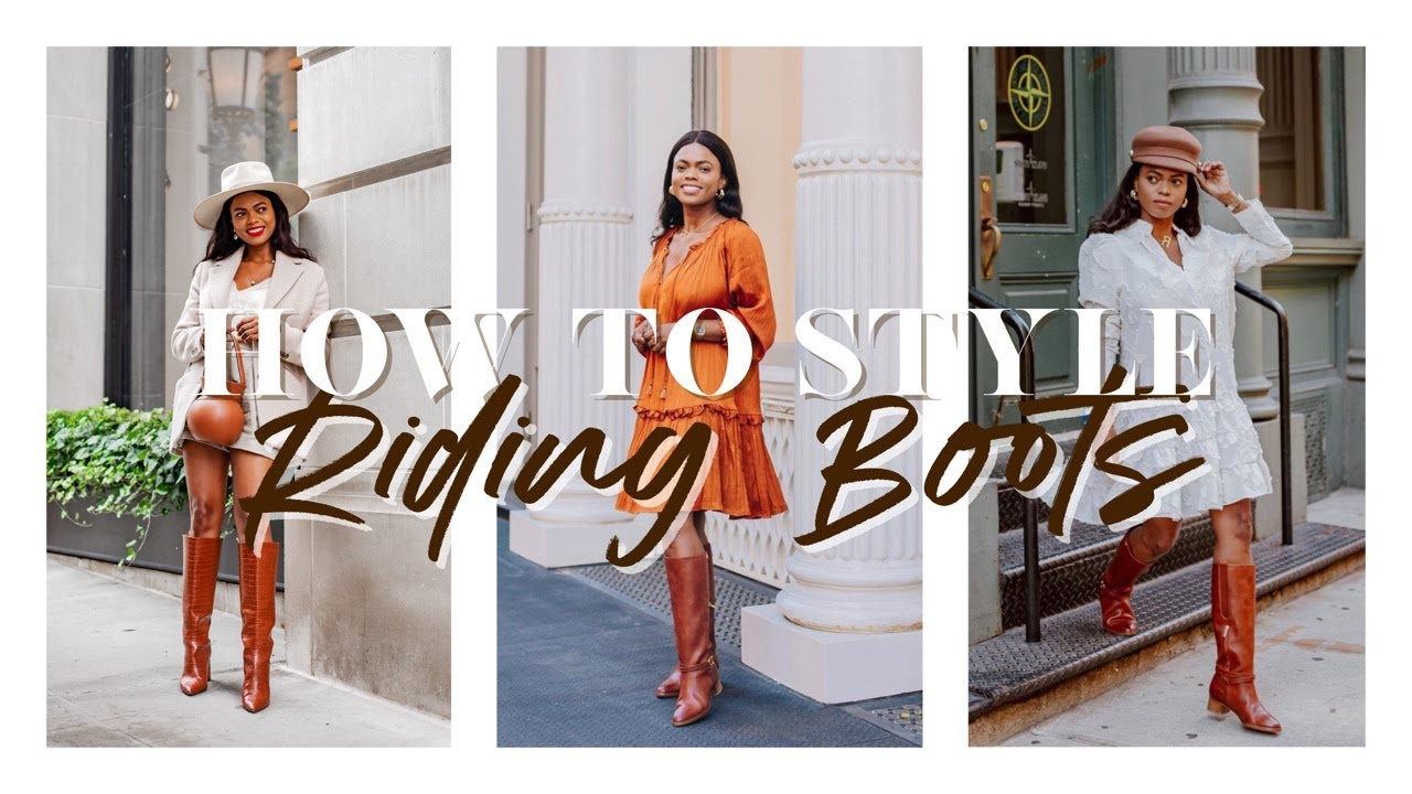 5 Ways To Style Brown Riding Boots - Poor Little It Girl