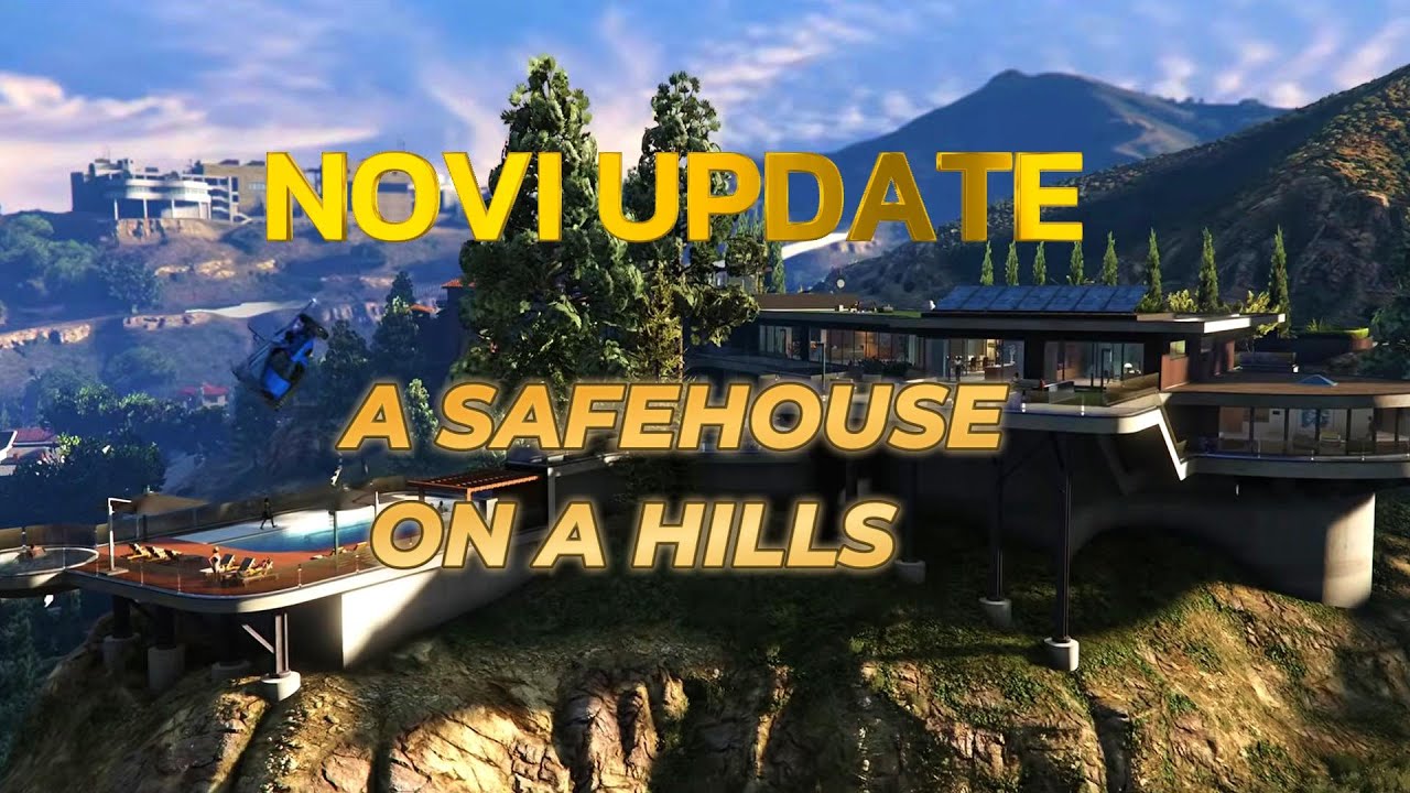 NOVI UPDATE U GTA V😎 (Safehouse on a hills)