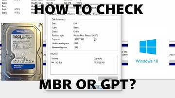 How To Check If Your Hard Drive Is MBR Or GPT