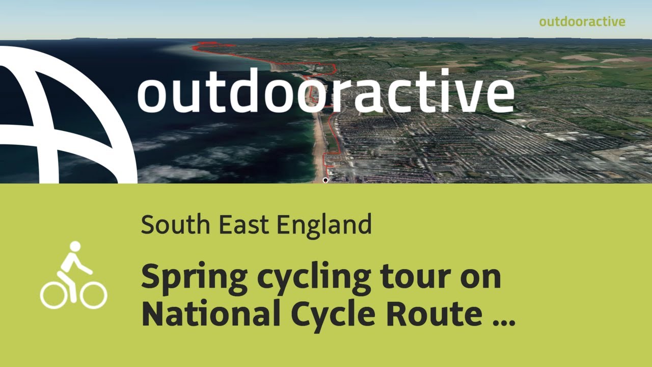 Flyover video: Spring cycling tour on National Cycle Route 2 from Brighton ...