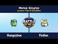 Hungrybox (Jigglypuff) vs Fiction (Fox) - Losers Top 8 Qualifier - Melee Singles | Battle of BC 8