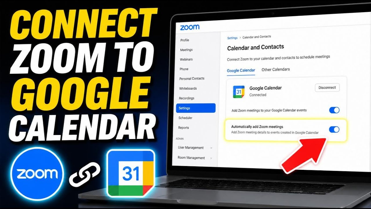 How to Connect Zoom with Google Calendar - Step By Step - YouTube