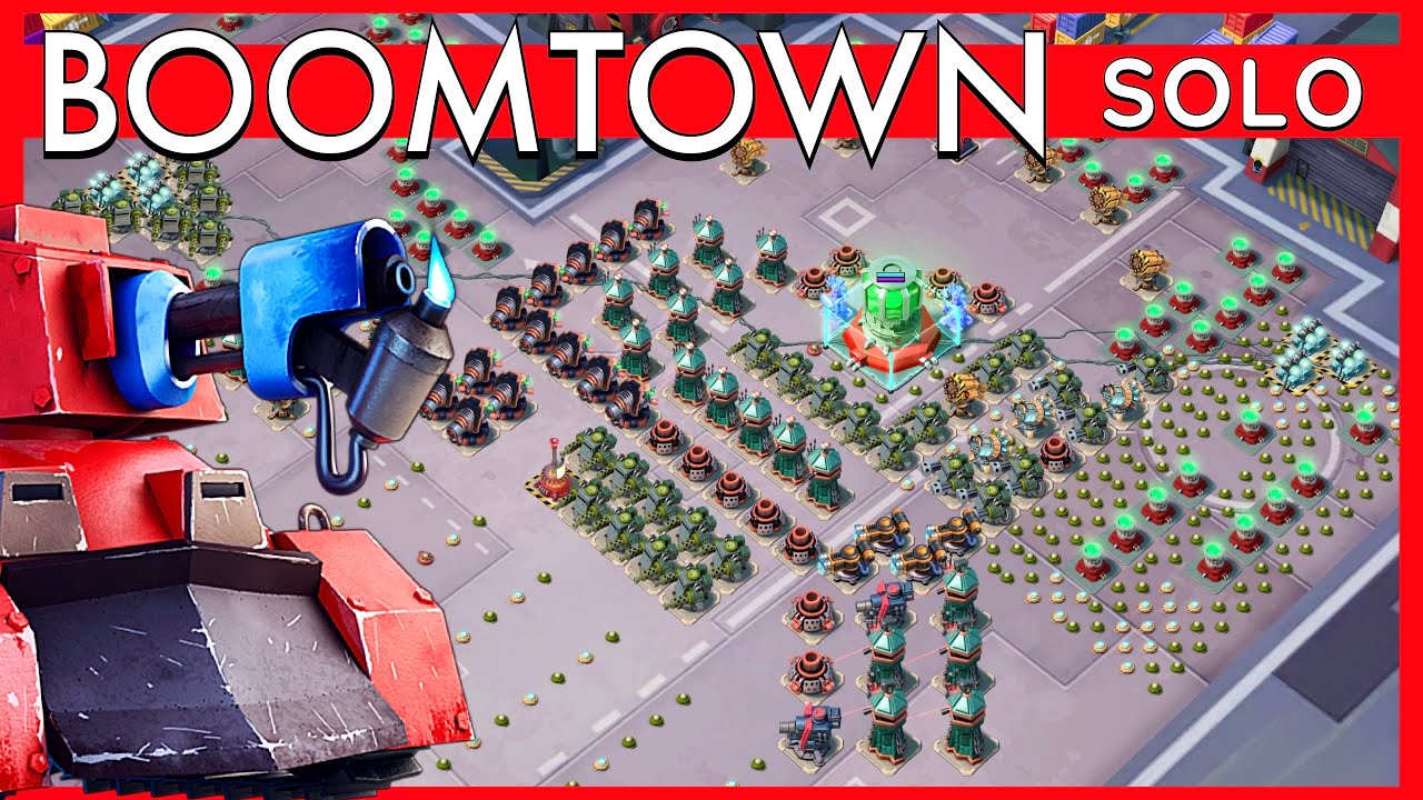 a SOLO on BOOMTOWN 😎 NO tribe boost / MASSIVE ATTACK // BOOM BEACH tips/gameplay/operation strategy
