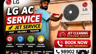 LG Dual Inverter AC Jet Service ❄️ Full Deep Cleaning &amp; Cooling Boost 💨⚡