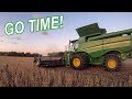 FIRST Day of SOYBEAN Harvest with the S690 | HARVEST 19 Day 1