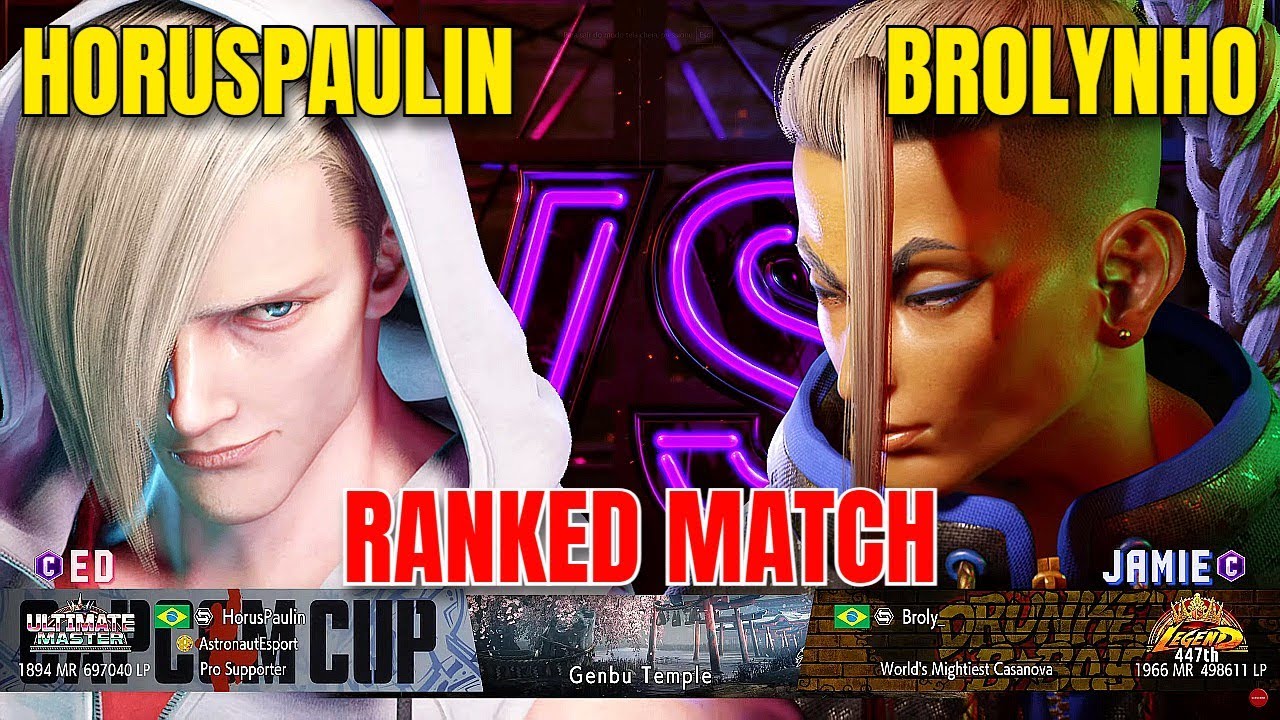 Street Fighter 6 🔥 HorusPaulin (Ed) vs Brolynho (Jamie) – Безумный Бой! [Бои Высокого Уровня]