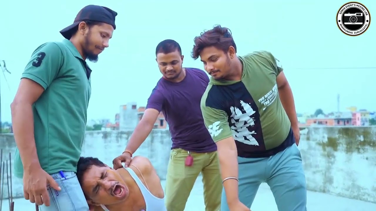 LOCAL CRIME (comedy video) Sinha Events mixing lab bharaundha