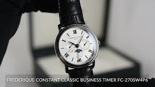 Frederique Constant Classic Business Timer FC-270SW4P6