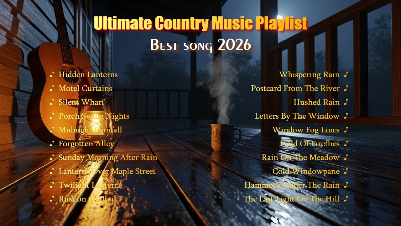 Late Night Country Playlist 🌙 | Smooth & Calm Country Music