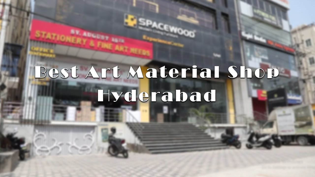 Best art material shop,Hyderabad,India YouTube
