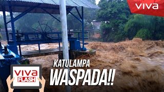 SIAGA 1! Derasnya Air Bendungan Katulampa! Jakarta Waspada Banjir