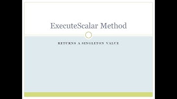 3 - ExecuteScalar Example #CountRecords