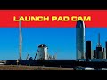 Launch Pad Cam -  Starship SN9 Static Fire Live At SpaceX Boca Chica Launch Facility