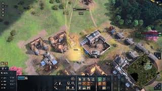 S12E105 Platin 1v1 Sıralı Oyun #aoe4 - Osmanlı vs Tapınak - Sinir bozucu oyunlar serisine devam