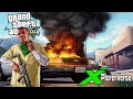 GTA V – Action Scene! Police Cars Exploded & Helicopter Crash! 💥