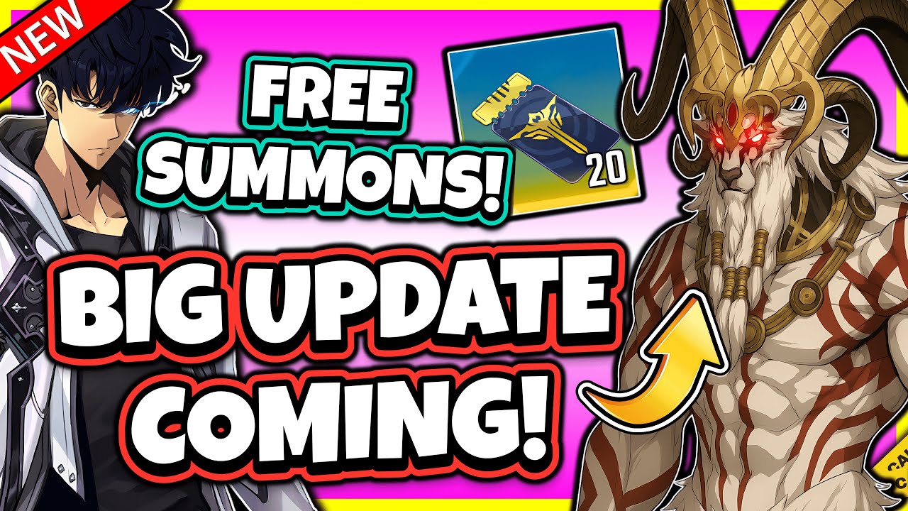 FREE SUMMONS! BIG UPDATE COMING! NEW WORKSHOP BOSS ELEMENT!? JOB CHANGE! [Solo Leveling: Arise]