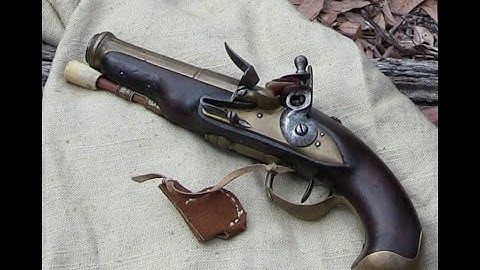 Fitting A Flint In A Flintlock Pistol By Keith H  Burgess