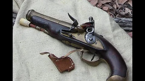 Fitting A Flint In A Flintlock Pistol By Keith H  Burgess