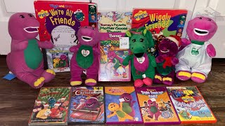 Barney Plushies and Wiggles I got from the Thrift Store