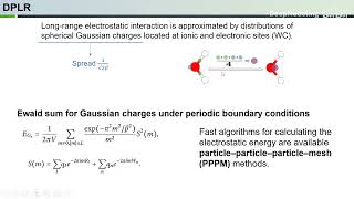 Hands-on session 5: Long range electrostatic interactions with DPLR
