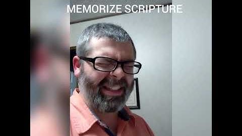 Why Memorizing Scripture is Hard