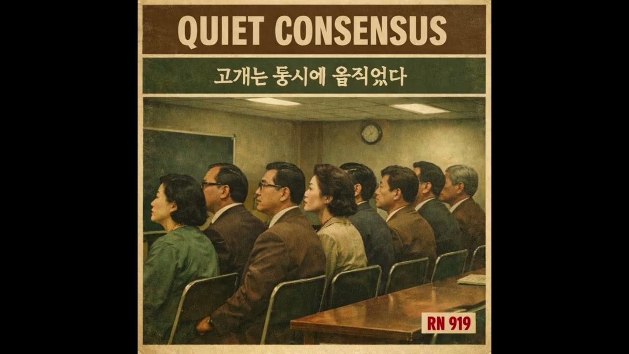 Quiet Consensus 고개는 동시에 움직였다 Red Note Jazz