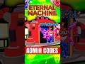 NEW *BEST* CRYSTAL EVENT ADMIN SECRET CODES ETERNAL MACHINE Fortnite STEAL THE BRAINROT