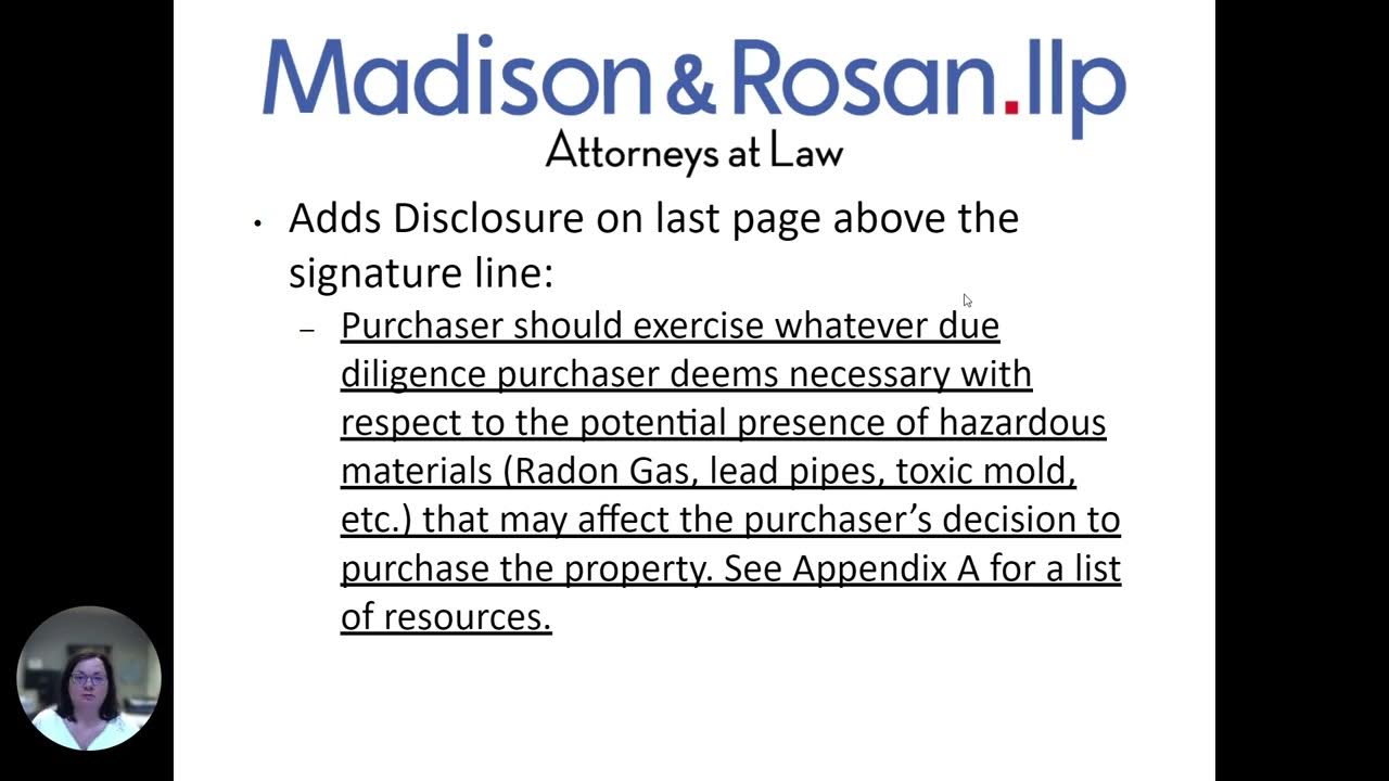 New Ohio Residential Property Disclosure Form Effective 6/1/22 YouTube