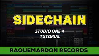 HOW TO SIDECHAIN IN STUDIO ONE 4 | BASS & KICK
