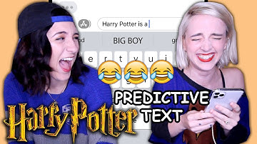 Harry Potter Predictive Text Impressions (We cried again): Sorcerer