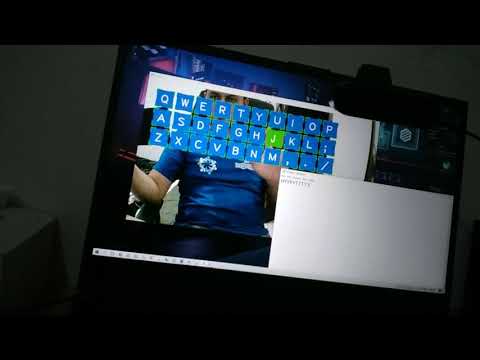 Virtual Keyboard Berdasarkan Pegerakan Tangan !!! #test #handgesture #python