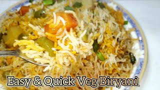 HOW TO MAKE VEG BIRYANI (STEP BY STEP GUIDE FOR BEGINNERS) | Quick & Easy 1 Pot Vegetable Biryani