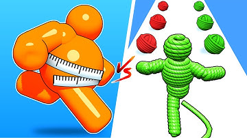 Tall Man Run vs Rope Man Run 📏🧵🏃‍♂️ Max Levels Gameplay Walkthrough (Android/iOS) VF78