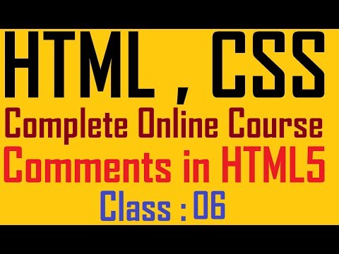 6 HTML5 Comments