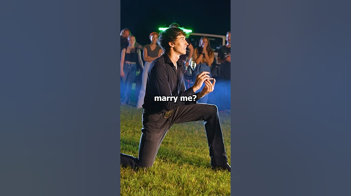 I proposed!