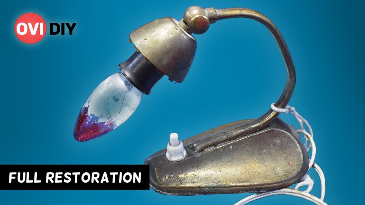 1960 Rare Desk Lamp Restoration